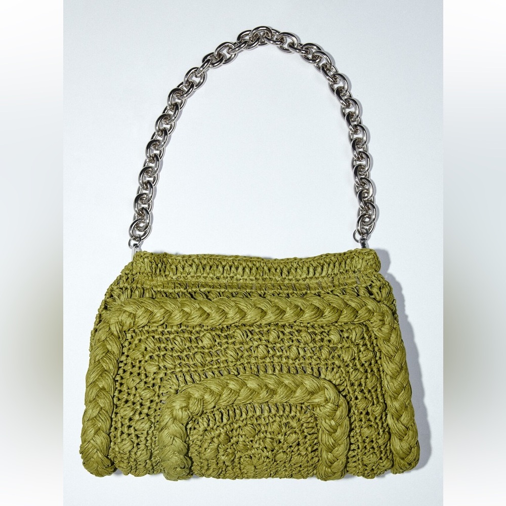 Zara woven bag